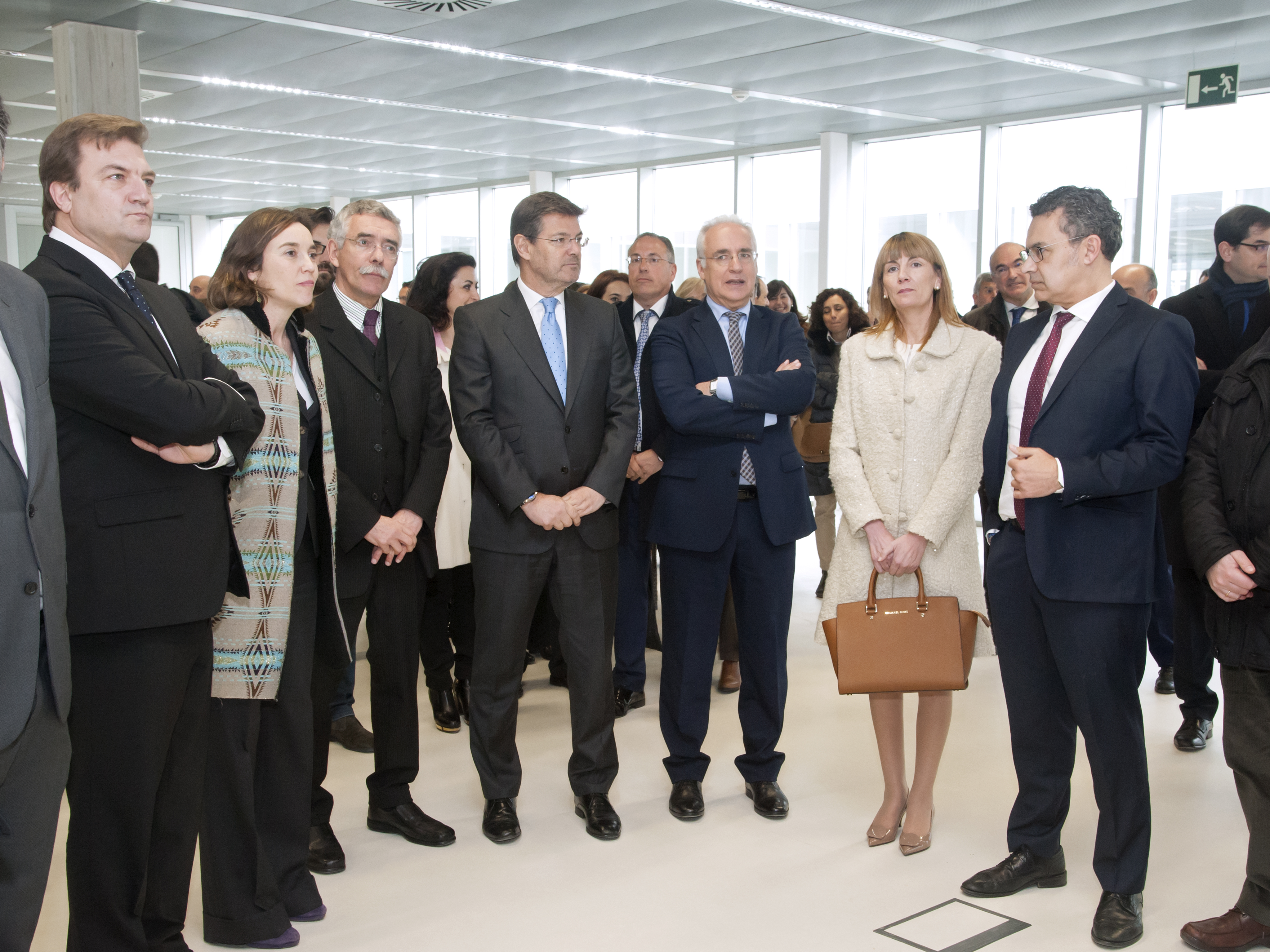 El Ministro Rafael Catalá y la Sala de Gobierno del TSJR visitan el nuevo Palacio de Justicia